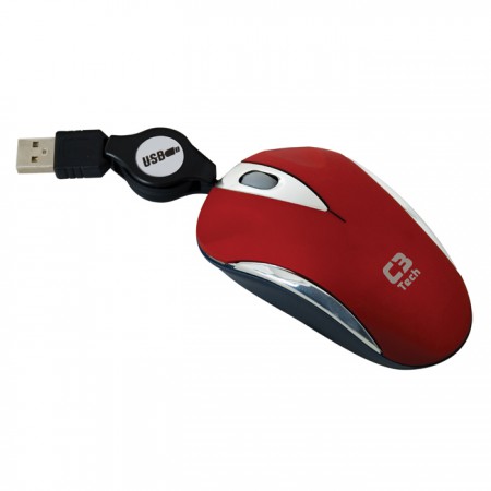 MS3207-2 MOUSE USB MINI RET OPTICO C3 TECH 